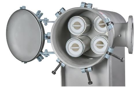 316SS TOPCART high capacity filter cartridge housing