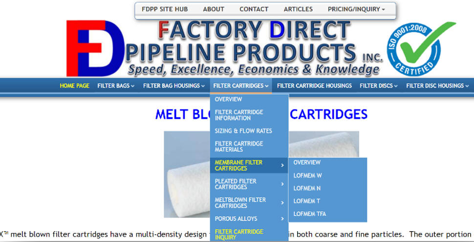Factory Direct Filter Cartridges